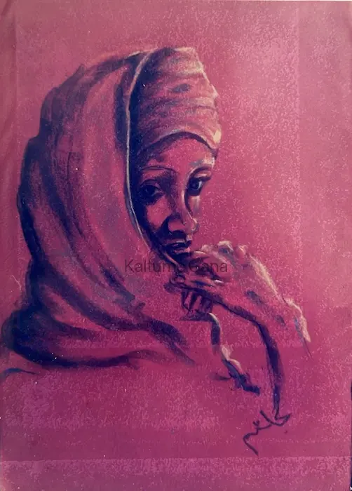 Painting artwork by Kaltume Gana